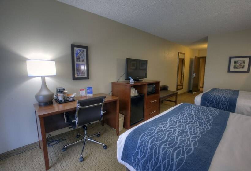 Номер Стандарт 2 Двуспальные Кровати, Comfort Inn & Suites Rochelle   Dekalb