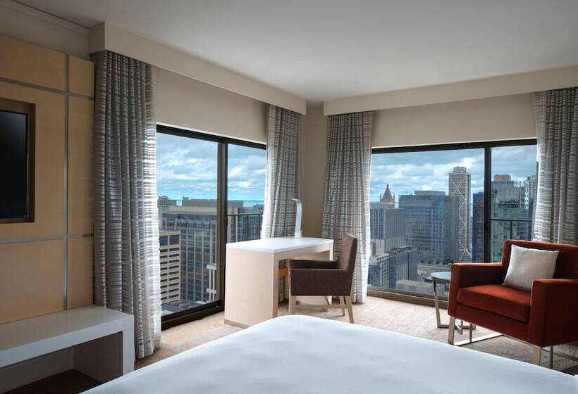 Standard Værelse Dobbeltseng Tilpasset til Handicappede, Chicago Marriott Downtown Magnificent Mile
