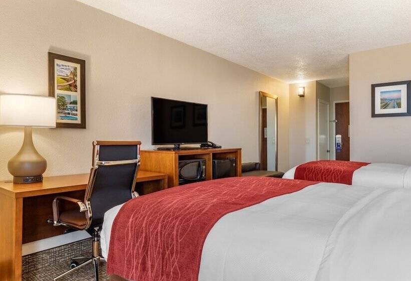 带2个双人床的标准工作室, Comfort Inn University