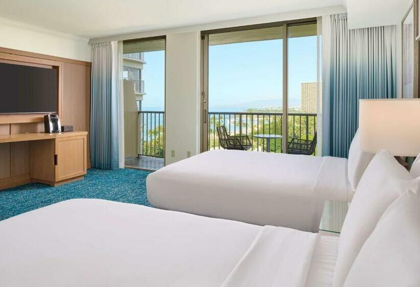 اتاق استاندارد با تخت دو نفره بزرگ, Outrigger Reef Waikiki Beach Resort