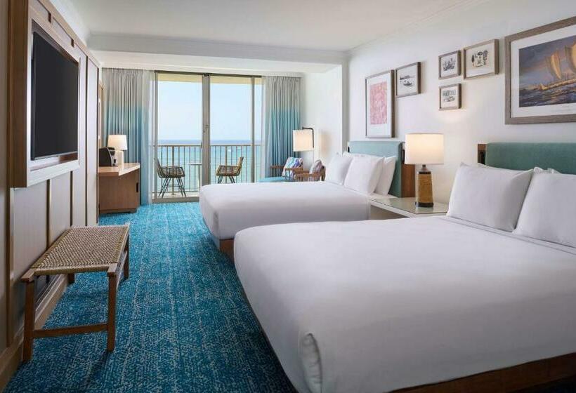 Club Room Sea View, Outrigger Reef Waikiki Beach Resort