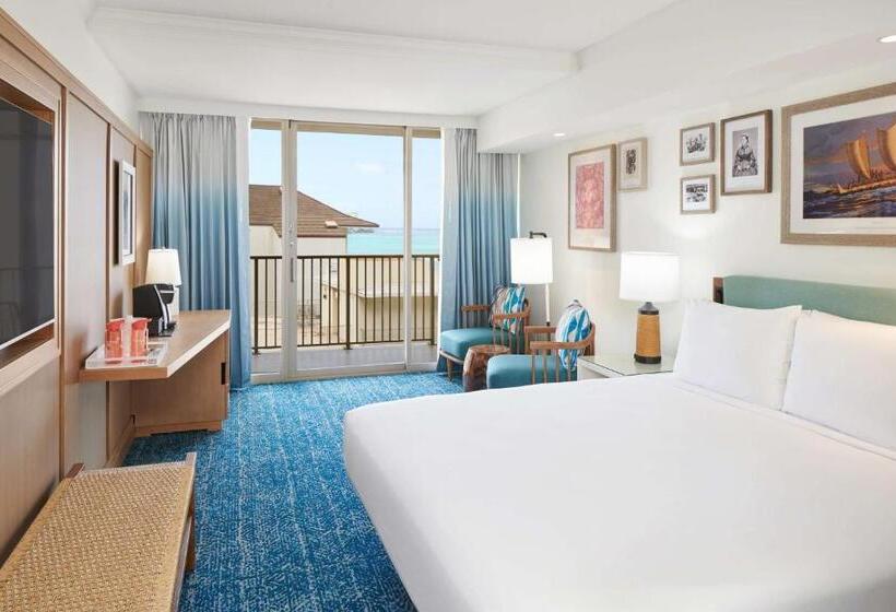 اتاق استاندارد با تخت بزرگ, Outrigger Reef Waikiki Beach Resort