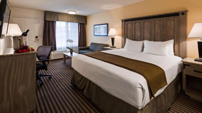 适合残疾人士使用的带超级大床的标准间, Best Western Americana Inn