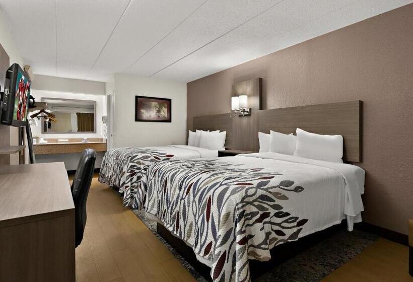 Номер Стандарт 2 Двуспальные Кровати, Red Roof Inn Cleveland  Westlake