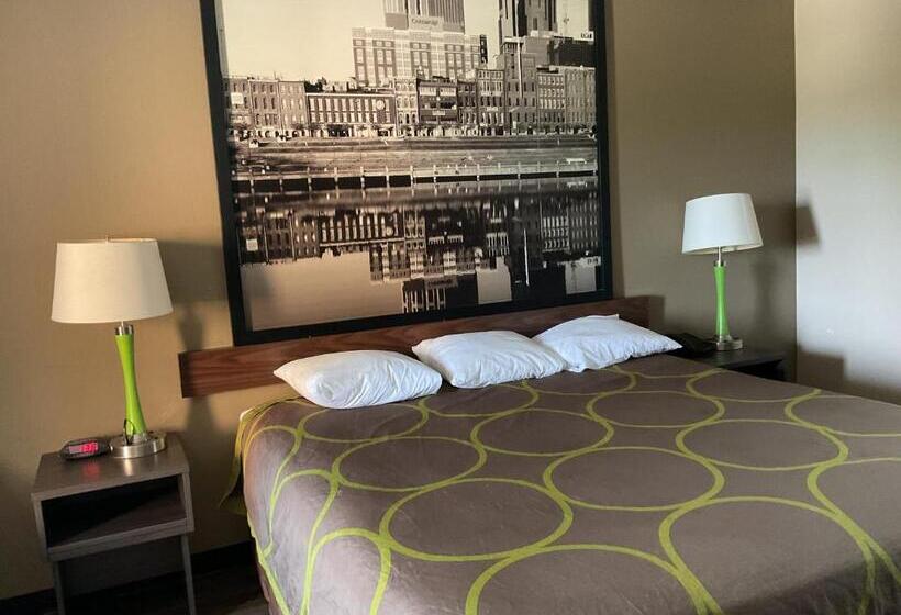 Camera Standard Letto King Accessibile ai persone con mobilità ridotta, Super 8 By Wyndham Chattanooga/east Ridge