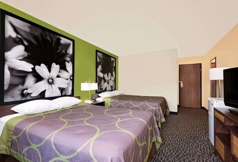 Номер Стандарт 2 Двуспальные Кровати, Super 8 By Wyndham Muncie/ball St. College Area