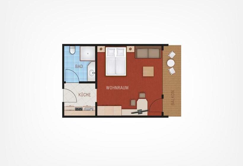 Номер Стандарт, Aparthotel Kleinwalsertal