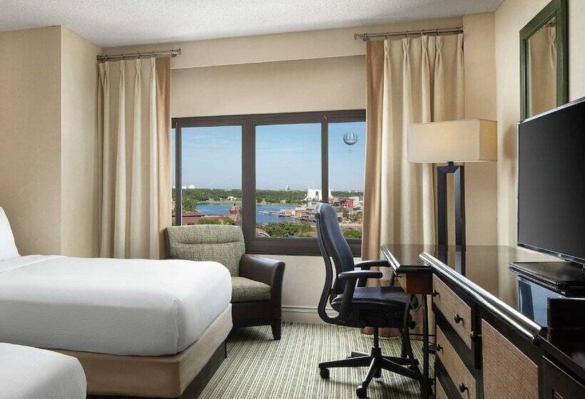اتاق استاندارد با 2 تخت دوبل, Hilton Orlando Lake Buena Vista   Disney Springs® Area