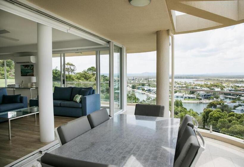 1침실 펜트하우스 아파트, Noosa Crest Resort
