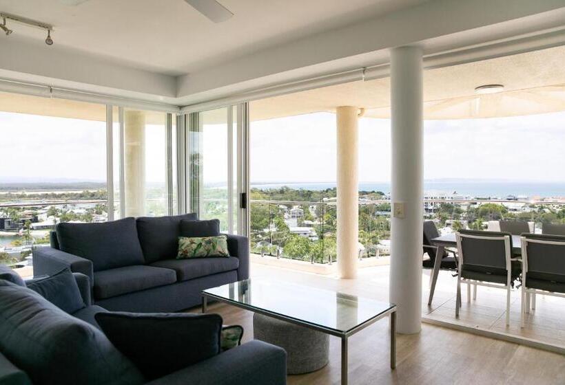 1침실 펜트하우스 아파트, Noosa Crest Resort