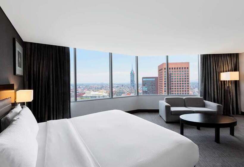 이그제큐티브 룸 킹사이즈 침대, Hilton Vienna Plaza