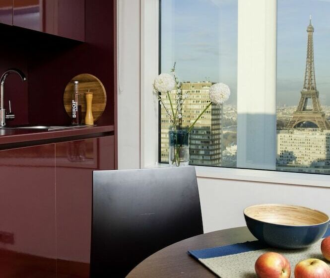 Apartamento 1 Dormitório com Vistas, Aparthotel Adagio Paris Centre Tour Eiffel