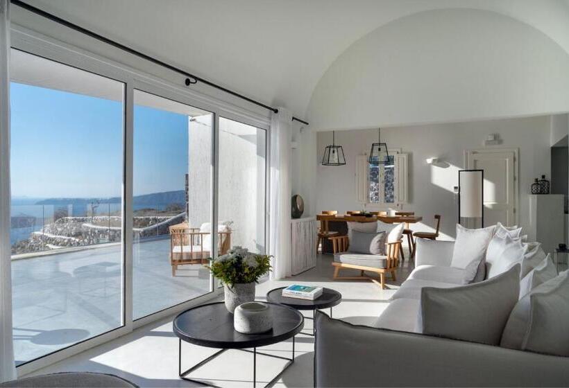 스탠다드 룸 수중안마기 바다 전망, Vedema, A Luxury Collection Resort, Santorini