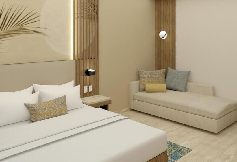 חדר סטנדרט צדדי נוף לים, Marriott Cancun, An Allinclusive Resort