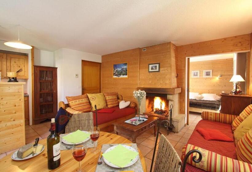 Шале 1 Спальня, Locations Appartements & Chalets   Village Piéton, Vue Glaciers