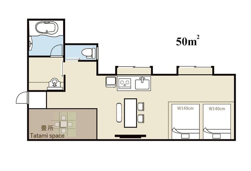 Номер Deluxe, Relax Hotel Takayama Station