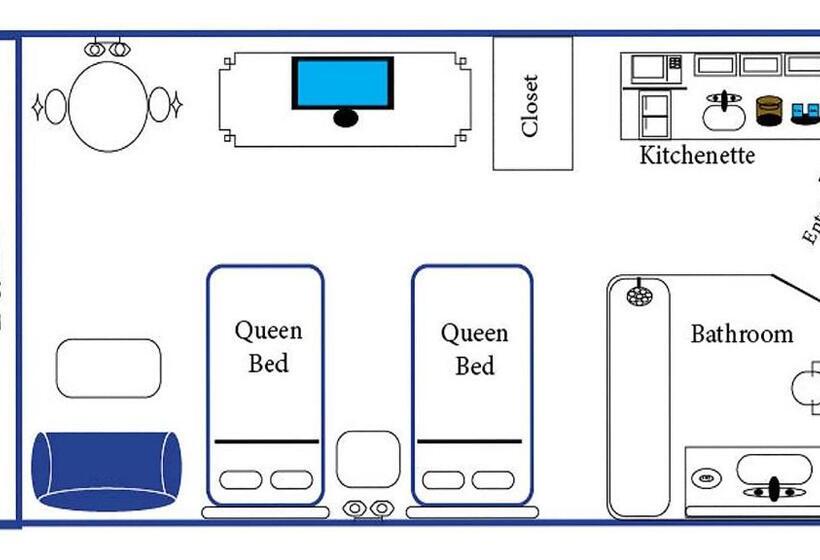 اتاق استاندارد اینتریور, Carousel Resort Hotel And Condominiums