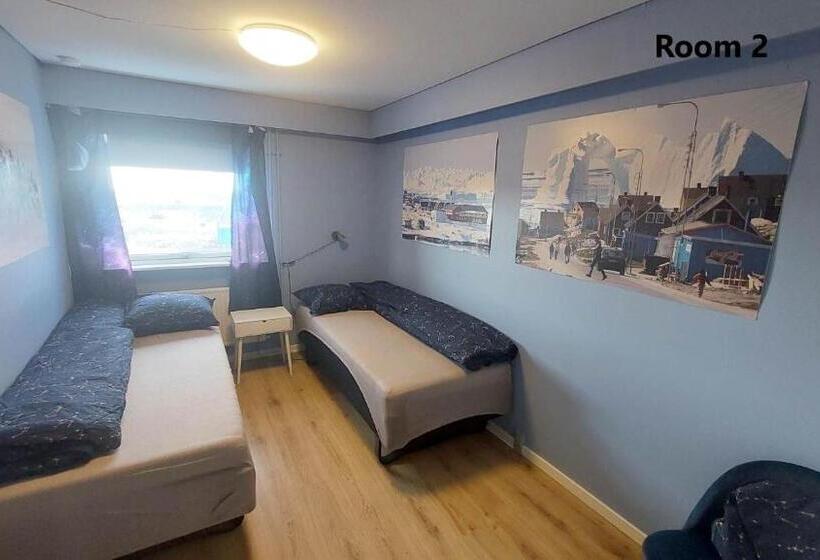 اتاق استاندارد با سرویس بهداشتی مشترک, Ilulissat Apartment