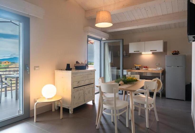 آپارتمان 1 خوابه با چشم‌انداز استخر, Podere Maremma Spa & Ristorante