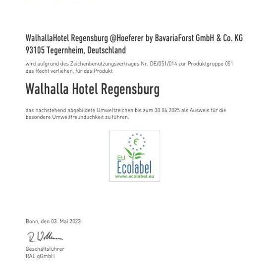 Люкс, Walhalla Hotel Regensburg Hoeferer 4 Sterne Superior