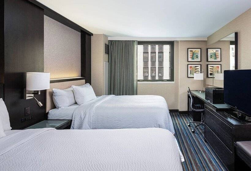 اتاق استاندارد با 2 تخت دوبل, Courtyard New York Manhattan/times Square