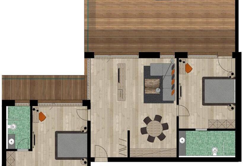 آپارتمان 2 خوابه, Chalet Obergurgl Luxury Apartments