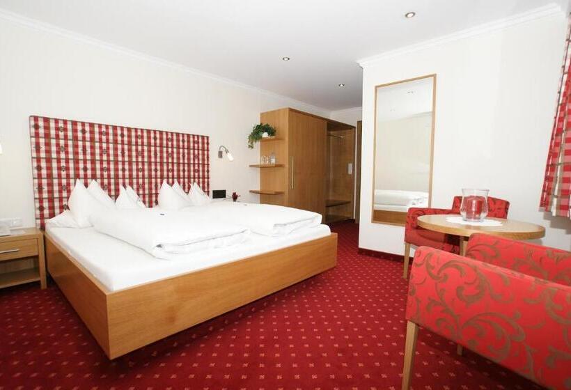 Quarto standart com varanda, Garni Erler