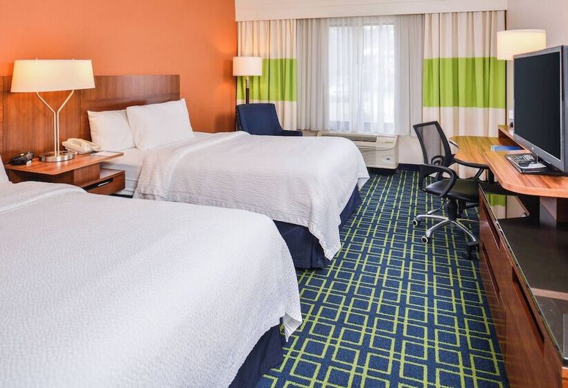 Номер Стандарт 2 Двуспальные Кровати, Fairfield Inn Corning Riverside