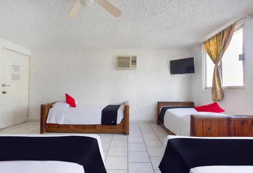חדר משפחתי, Capital O Farallon Inn, Cancún