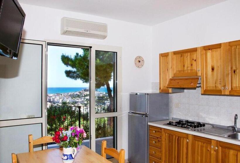 Апартаменты 1 Спальня Вид на Море, Residence Chiesiola