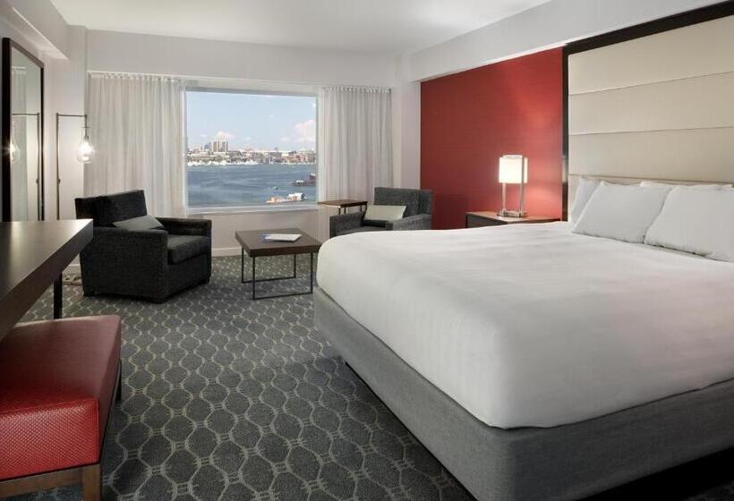 带景观的带双人床的标准间, Hyatt Regency Boston Harbor