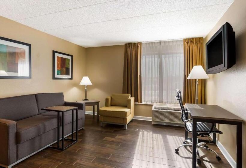 Suite Cama King, Quality Suites Milwaukee Airport