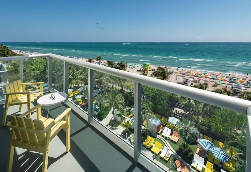 Номер Стандарт Двуспальная Кровать Вид на Море, Andaz Miami Beach, By Hyatt
