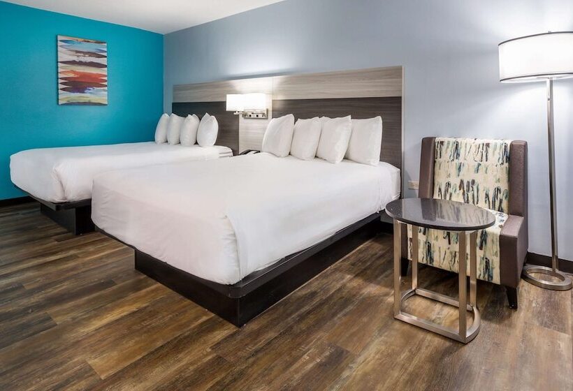 Номер Стандарт 2 Двуспальные Кровати, Rodeway Inn