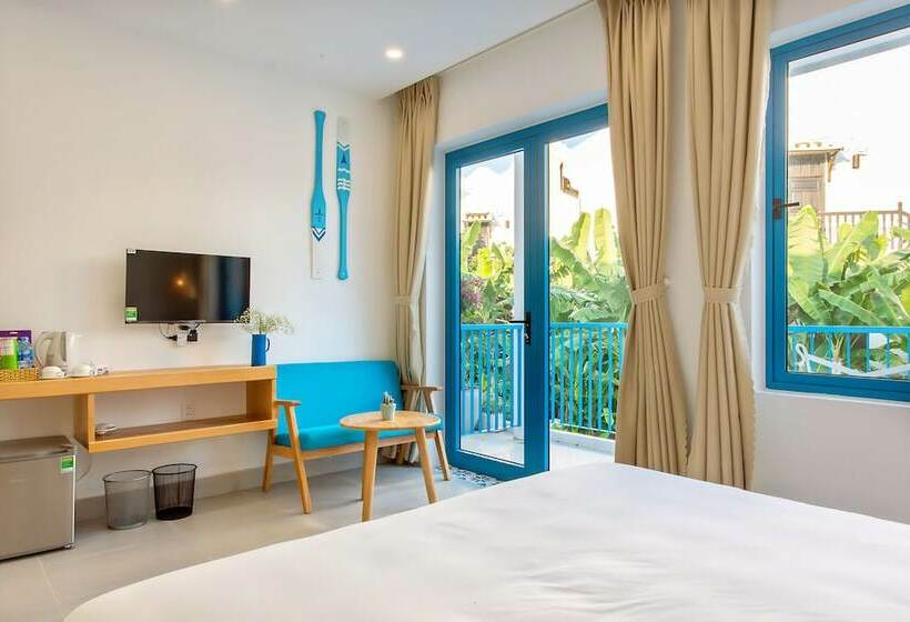 اتاق استاندارد با چشم‌انداز استخر, Santorin Hoian Villa