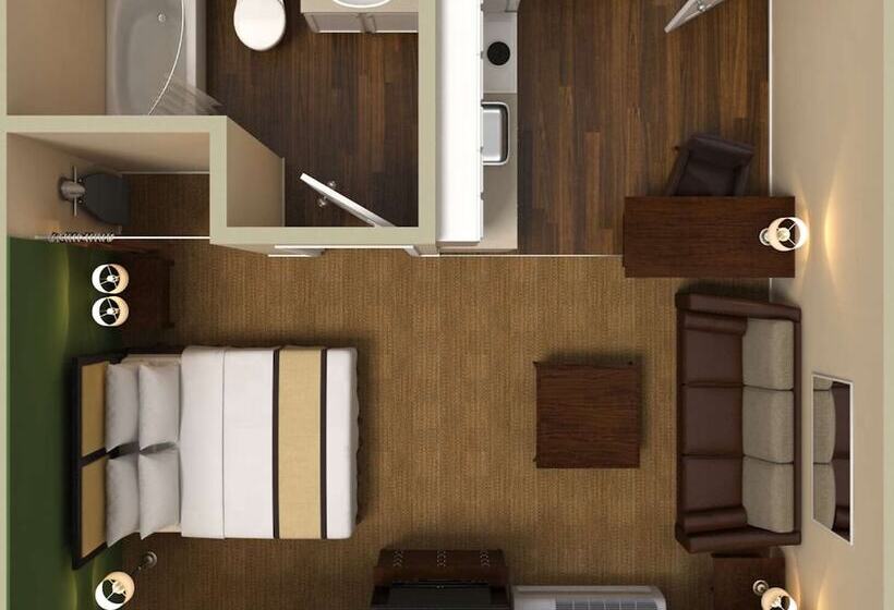 豪华工作室, Extended Stay America Select Suites   Atlanta   Perimeter   Peachtree Dunwoody