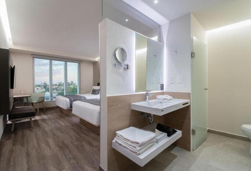 ２ダブルベッドのスタンダードルーム, City Express Plus By Marriott Mexicali
