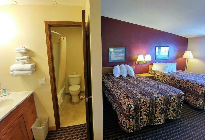 Номер Стандарт 2 Двуспальные Кровати, Red Carpet Inn  Windom