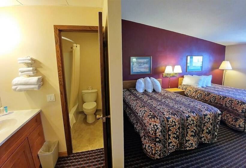 Номер Стандарт 2 Двуспальные Кровати, Red Carpet Inn  Windom