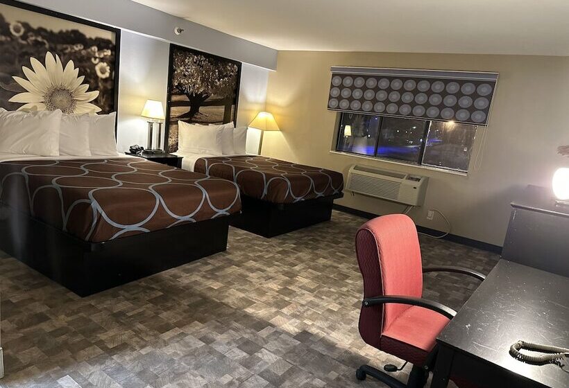 Quarto Estandar 2 Camas Casal, Super 8 By Wyndham Baltimore/essex Area