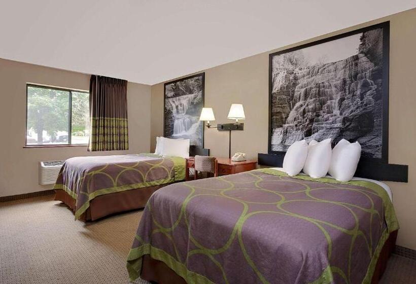 Номер Стандарт 2 Двуспальные Кровати, Super 8 By Wyndham Ithaca