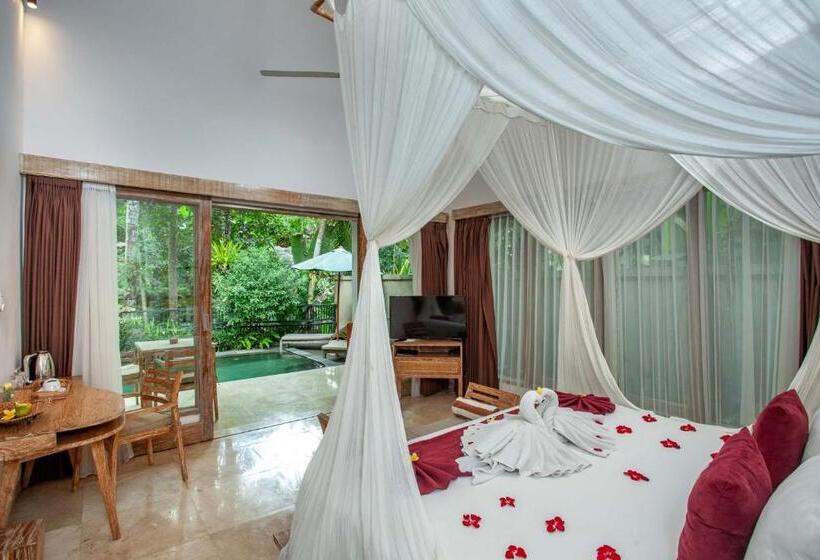 Вилла с 1 спальней и бассейном, The Kalyana Ubud Resort