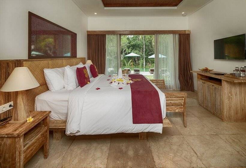 Номер Deluxe Вид на Бассейн, The Kalyana Ubud Resort