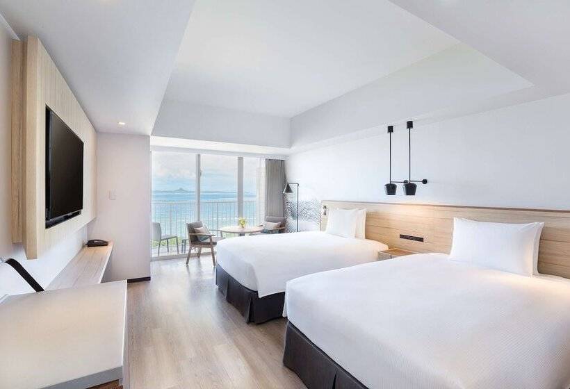 اتاق استاندارد با چشم‌انداز دریا, Hilton Okinawa Sesoko Resort