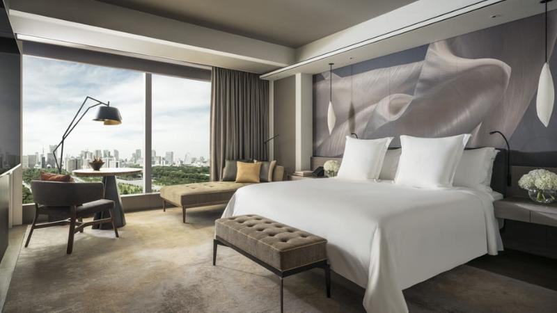 Номер Deluxe Вид на Сад, Four Seasons Hotel Tokyo At Otemachi