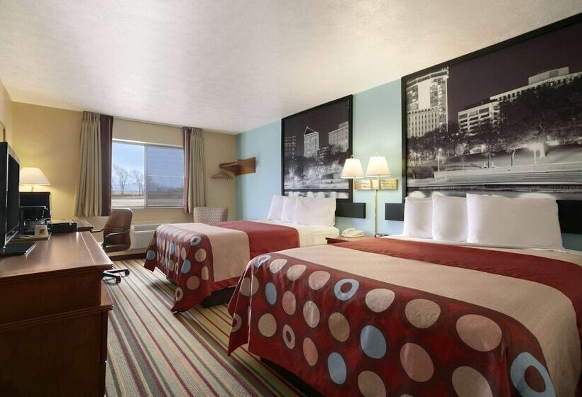 Номер Стандарт 2 Двуспальные Кровати, Super 8 By Wyndham Park City/north Wichita Area