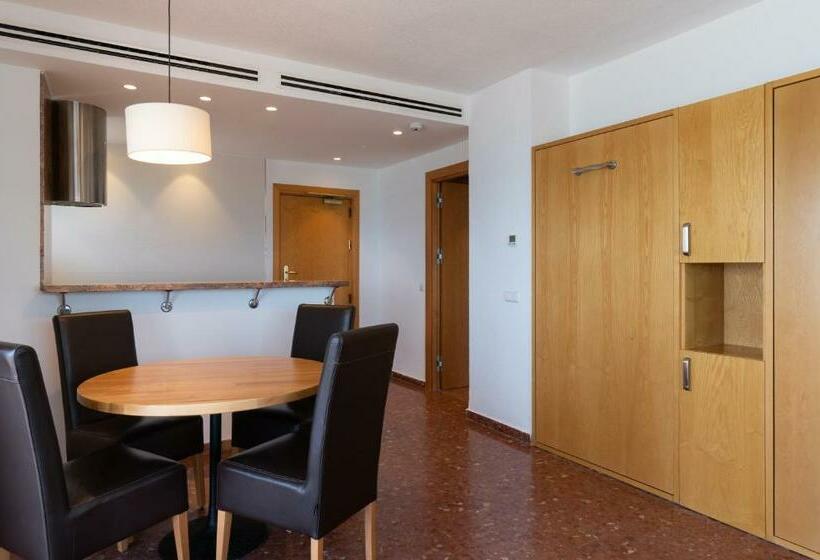 침실 1개 아파트 측면 바다 전망, Apartamentos Bajondillo