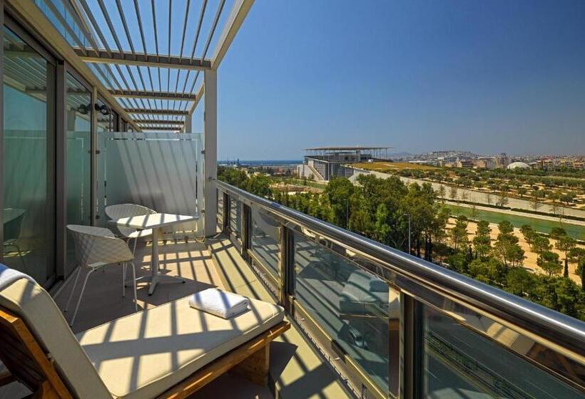 주니어 스위트 킹사이즈 침대, Athens Marriott