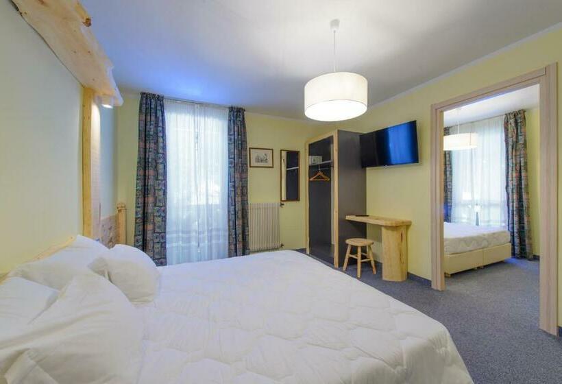 חדר משפחתי נוף להרים, Park Hotel Faloria