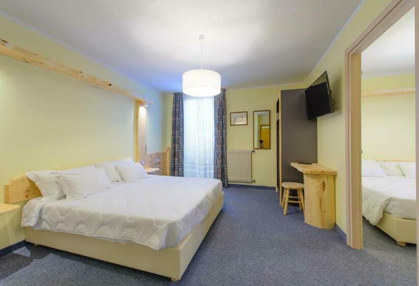 חדר משפחתי נוף להרים, Park Hotel Faloria